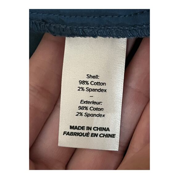 Cinq a Sept Kerry Chenille velvet straight pants blue size 16 - Picture 5 of 8